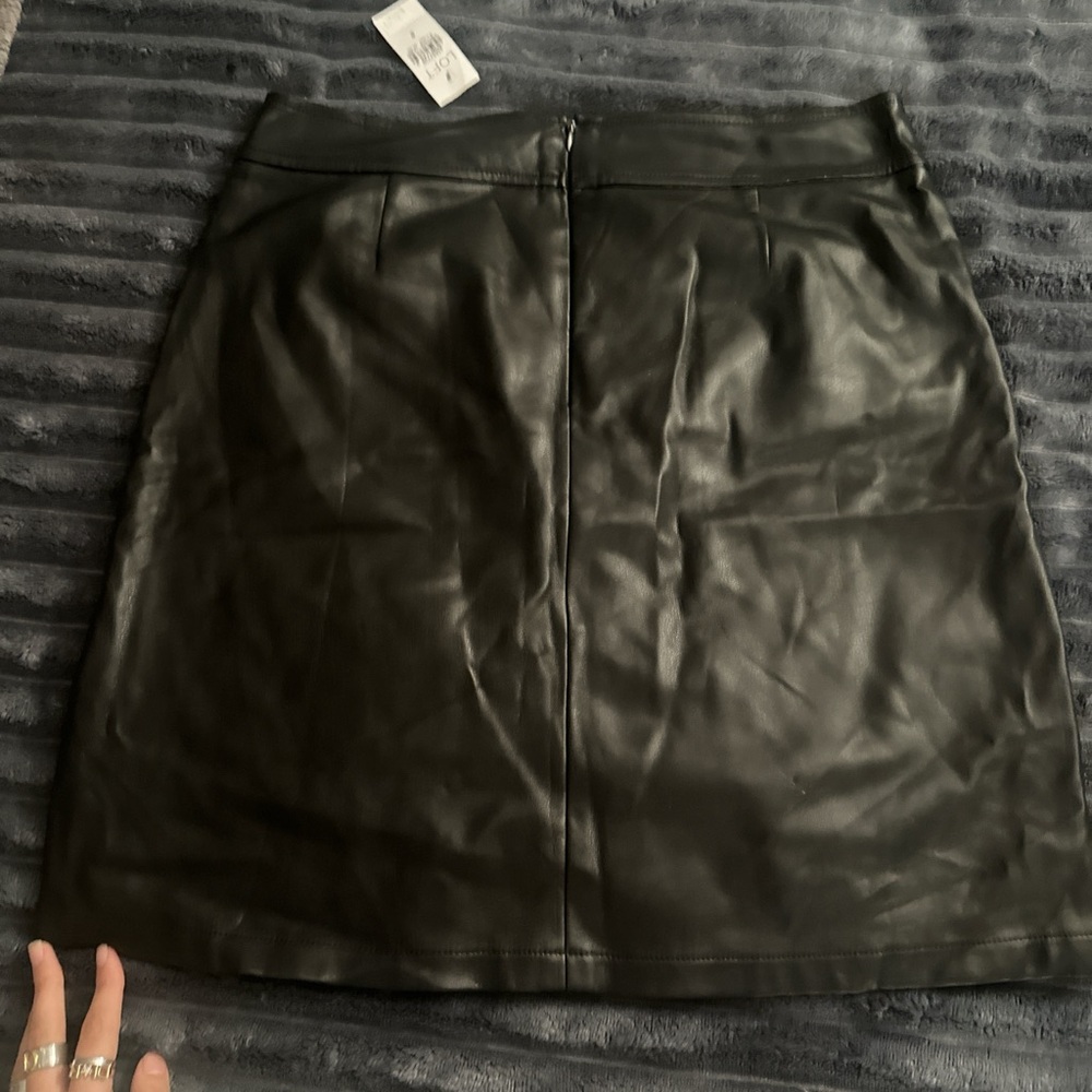 Loft Leather Skirt